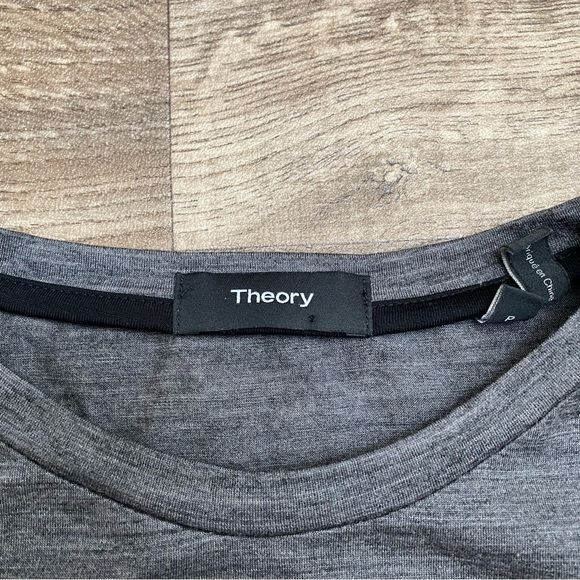 Theory Wool Active Finch Crewneck Shirt - Picture 10 of 12